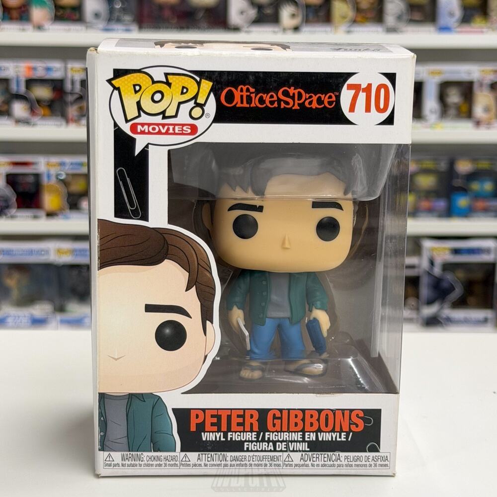 Funko Pop Movies Office Space Peter Gibbons 710 Initech TPS Reports Vinyl Figure